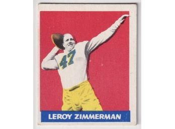 1948 Leaf Leroy Zimmerman