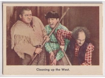 1959 Fleer Three Stooges 'Cleaning Up The West'