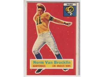 1956 Topps Norm Van Brocklin