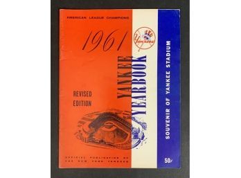1961 Yankees Yearbook - Stadium Souvenir