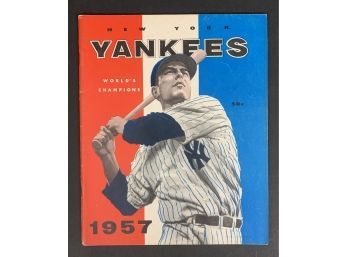 1957 Yankees Yearbook