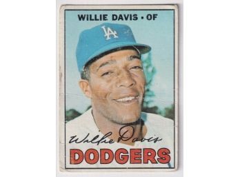 1967 Topps Baseball #160 Willie Davis