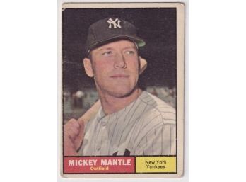 1961 Topps Baseball #300 Mickey Mantle