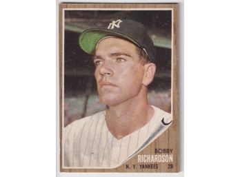 1962 Topps Baseball #65 Bobby Richardson