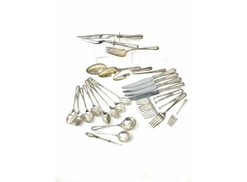 Collection Of Sterling Flatware - Incomplete Set Total Weight (1,085 Grams) See Description