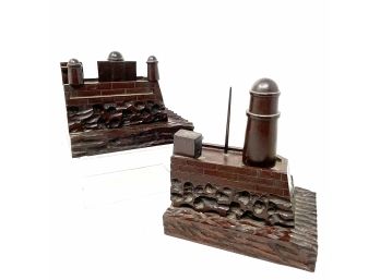 Seaside Fort Bookends
