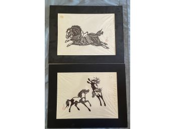 Asian Art Prints Featuring Horses