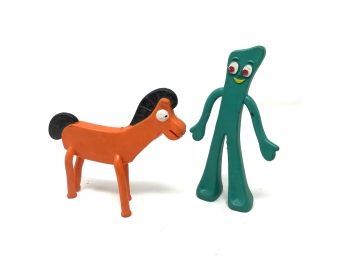 Vintage Gumby And Pokey Dolls By Jesco
