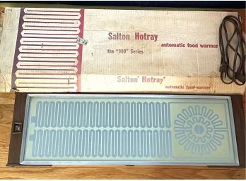 Salton Hotray  Automatic Food Warmer The '900' Series In Original Box