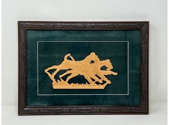 Airedale Carved Mounted Art