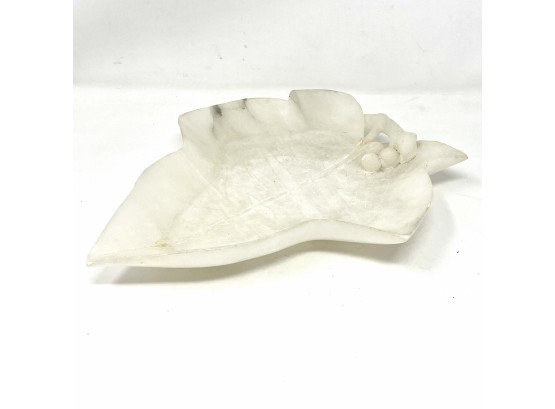 Carved Italian Marble Dish