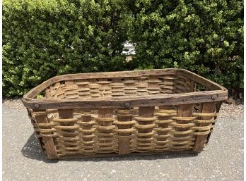 Antique Gathering Basket
