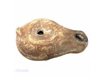 Syrian Artifact Oil Lamp Very Early Pottery