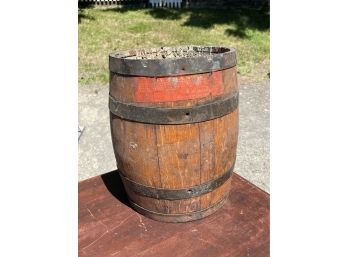 Antique Paint Barrel