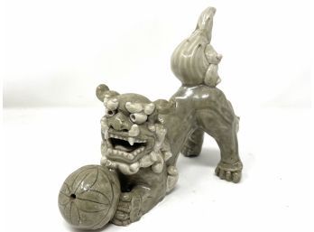 Chinese Foo Dog Figure Pottery