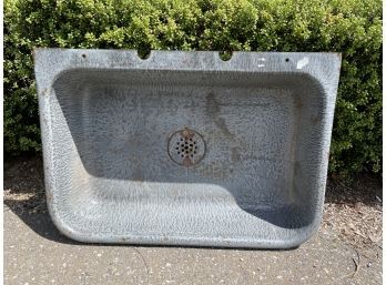 Large Antique Graniteware Sink