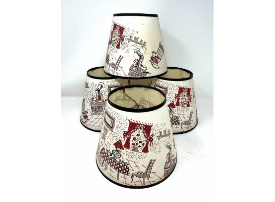 Collection Of Vintage Lamp Shades