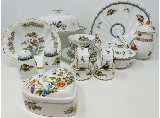 Large Collection Of Porcelain - Spode, Herend And Wedgewood Anlsey