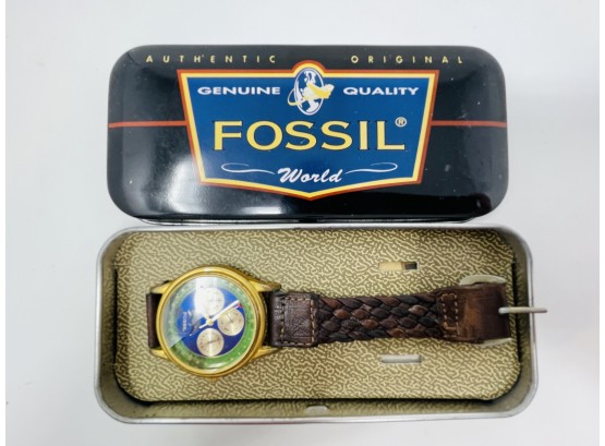 Vintage Fossil Mens Wristwatch - Untested