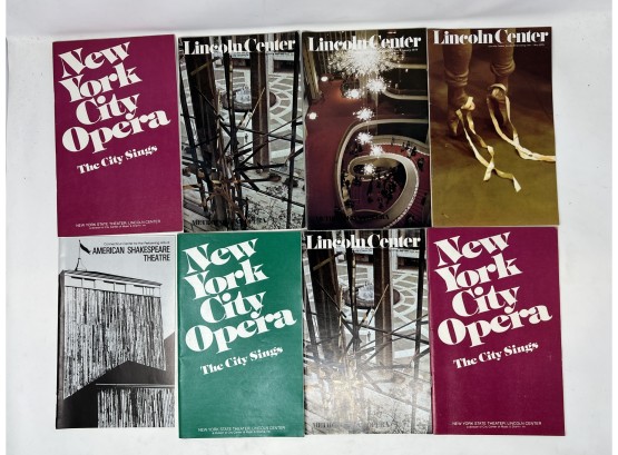 Collection Of Vintage Theatre Programs