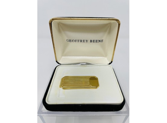 Vintage Geoffrey Beene Money Clip In Original Case