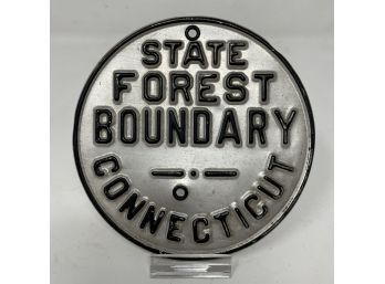 Vintage State Forest Boundary Sign
