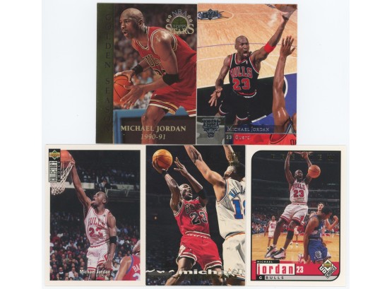 Lot Of 5 Michael Jordan Cards