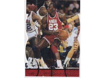 1998 Upper Deck Michael Jordan MJX Die Cut Numbered /2300