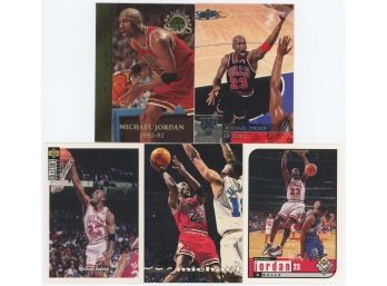 Lot Of 5 Michael Jordan Cards