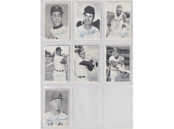 Lot Of 7 1969 Topps Deckle Edge Baseball Cards Including Marichal , Tiant, Koosman And More