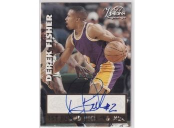 1997 Visions Signings Derek Fisher Auto