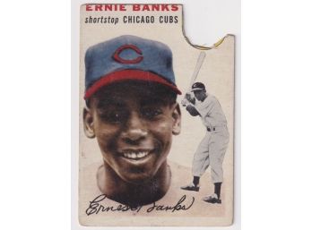 1954 Topps Ernie Banks Rookie Card AS IS