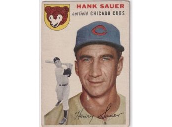 1954 Topps Hank Sauer