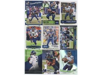 Lot Of 9 Russell Wilson Cards