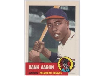 Topps Archive Hank Aaron Card