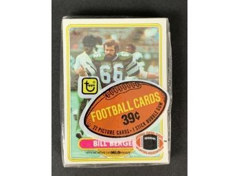 Vintage 1980 Topps Football Sealed Cello Pack