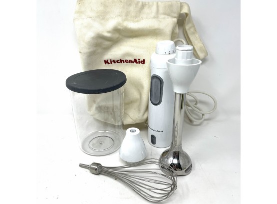 Lightly Used Kitchenaid Emulsion Blender With Bag !!