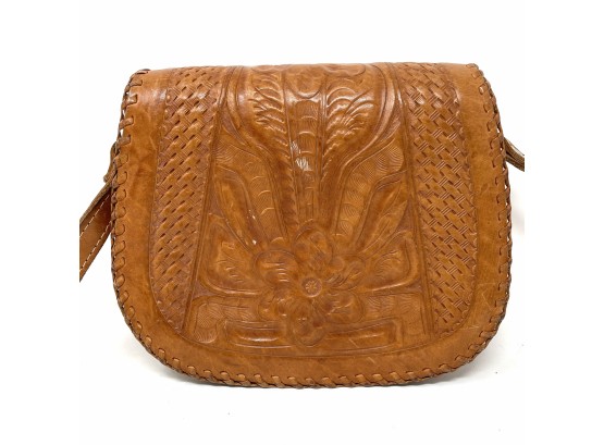 Tooled Leather Leaders In Leather Handbag