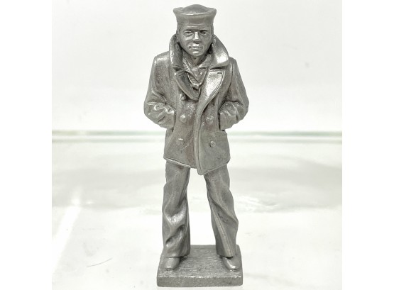 Pewter Fisherman Figure By Spoontiques
