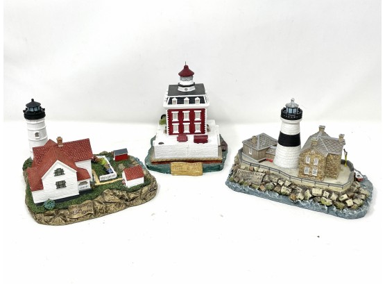 Collection Of Famous East Coast Lighthouse Replicas By Harbour Lights