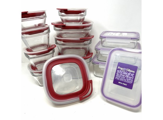 Large Variety Of Glass Storage Containers
