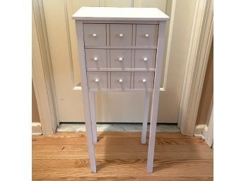 White Contemporary Cabinet With Drawers