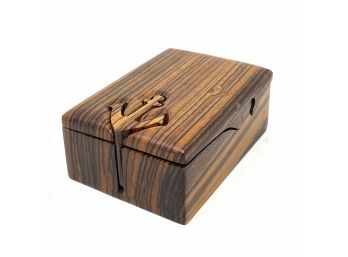 Artisan Made And Signed Wooden Puzzle Box