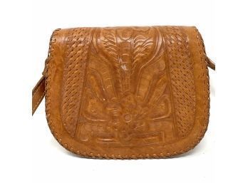 Tooled Leather Leaders In Leather Handbag
