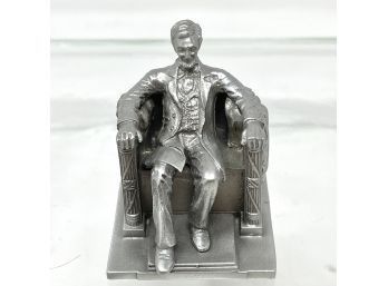 Abraham Lincoln Pewter Figure By Bates And Kline
