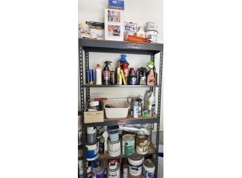 Garage Shelf And Contents Take What You Want Leave What You Don't!!