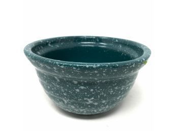 Vintage Speckled Pottery Bowl