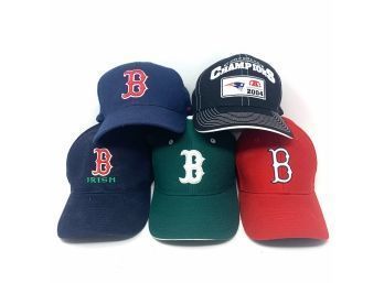 Collection Of Red Sox Hats