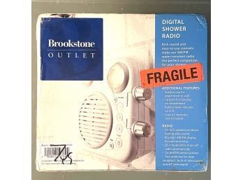 Brookstone Digital Shower Radio