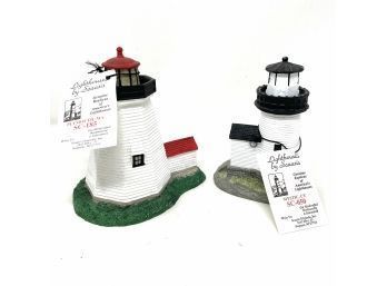 Lot Of Lighthouse Figures By Scaasis